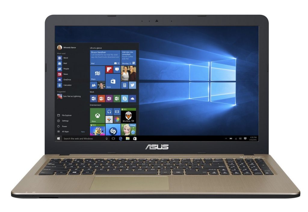 لپ تاپ ایسوس ASUS VivoBook X540UB i3-7020U/4GB/ 1TB/2GB Nvidia 920MX