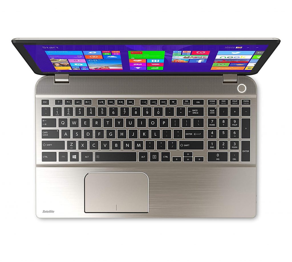 لپ تاپ استوک اروپایی توشیبا ستالايت مدل Toshiba Satellite P55T-B5154 صفحه 15.6 اینچی لمسی پردازنده Core i7 نسل چهارم گرافیک دو گیگ AMD Radeon R9
