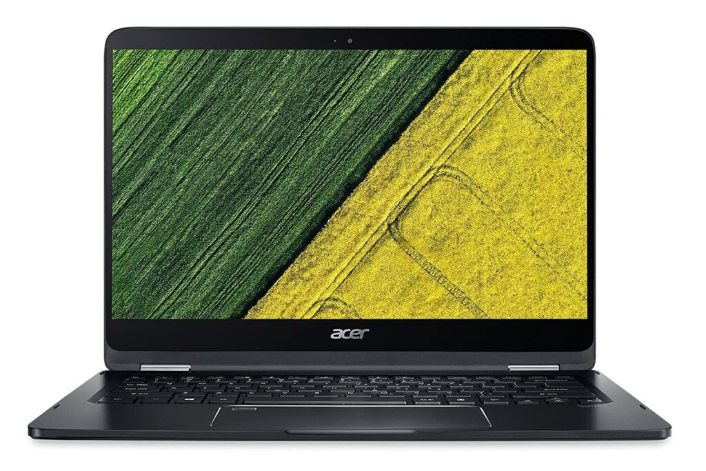 لپ تاپ ایسر Acer Spin 7 صفحه لمسی 14 اینچی 360 درجه پردازنده Core i7 نسل هفتم گرافیک اینتل اچ دی 615