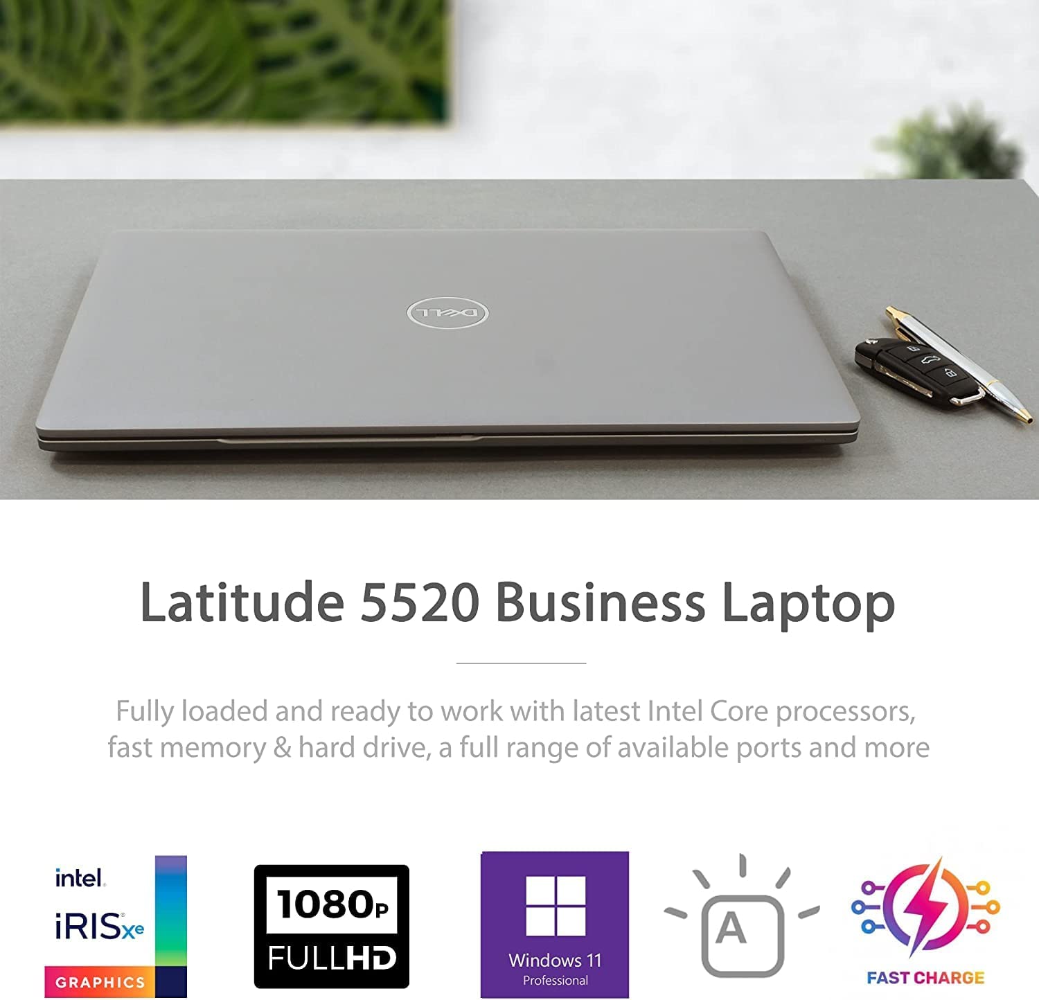 لپ تاپ استوک دل Dell Latitude 5520 پردازنده Core i7 نسل یازدهم گرافیک دو گیگ Nvidia