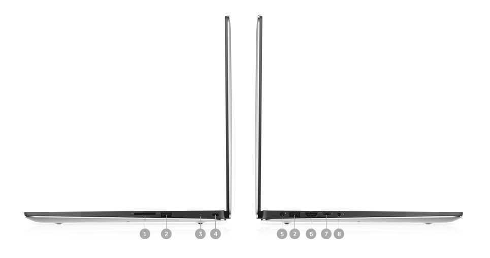 ویژگی های لپ تاپ دل مدل Dell XPS 15 9550 4K 16GB RAM 1TB SSD