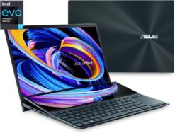 قیمت لپ تاپ زنبوک ایسوس ASUS Zenbook Duo 14 UX482E صفحه نمایش 14 اینچ لمسی پردازنده Core i7-1165G7 نسل یازدهم گرافیک اینتل Iris XE