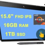قیمت لپ تاپ اچ پی انوی مدل HP Envy 15 X360 صفحه نمایش 15.6 اینچ لمسی با قابلیت چرخش 360 درجه و پردازنده Ryzen 7-4700U گرافیک 512 مگابایت AMD