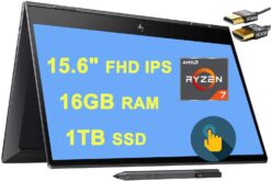 قیمت لپ تاپ اچ پی انوی مدل HP Envy 15 X360 صفحه نمایش 15.6 اینچ لمسی با قابلیت چرخش 360 درجه و پردازنده Ryzen 7-4700U گرافیک 512 مگابایت AMD