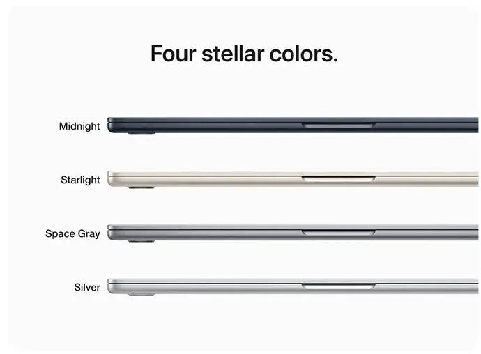 لپ تاپ مک بوک MacBook Air 2023 Core M2/8GB/512GB/M2