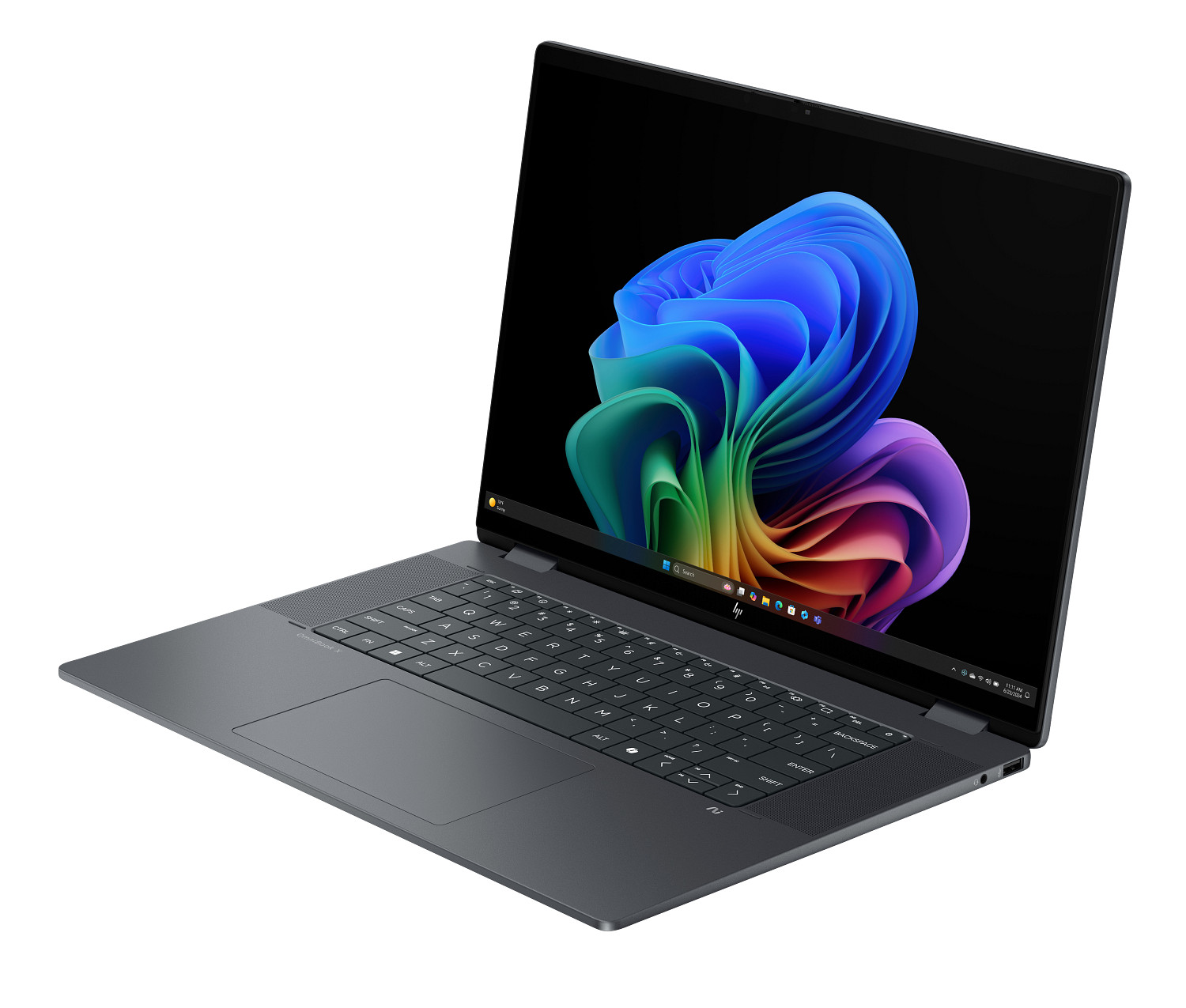 لپ تاپ استوک لمسی اچ پی HP OmniBook X Flip 16 AI Ultra 5-226V /16 GB /1 TB /Intel Arc