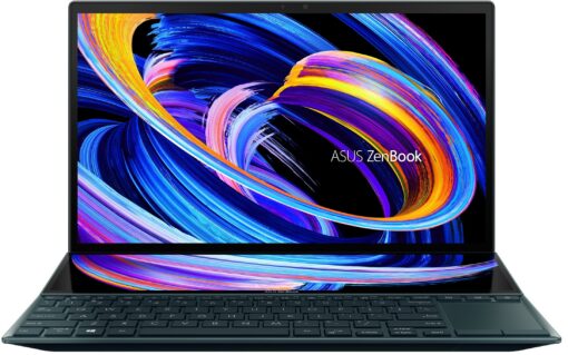 لپ تاپ گیمینگ استوک لمسی ایسوس ASUS ZenBook UX482 (Dual Screen) i7-1195G7 /16GB /512GB /2GB NVIDIA