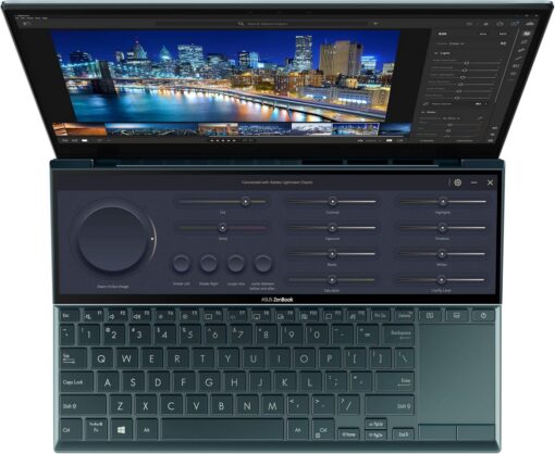 لپ تاپ گیمینگ استوک لمسی ایسوس ASUS ZenBook UX482 (Dual Screen) i7-1195G7 /16GB /512GB /2GB NVIDIA