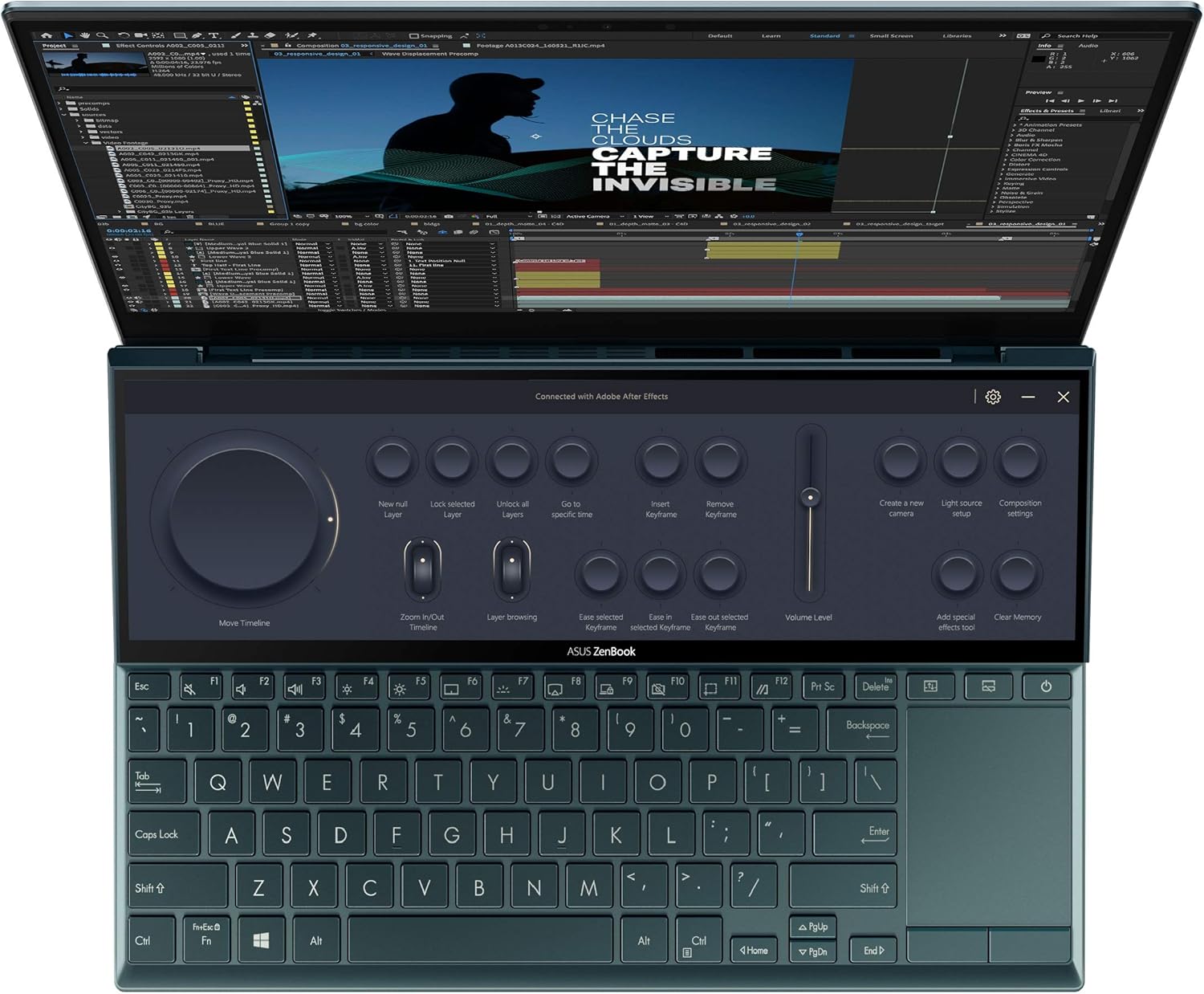 لپ تاپ گیمینگ استوک لمسی ایسوس ASUS ZenBook UX482 (Dual Screen) i7-1195G7 /16GB /512GB /2GB NVIDIA