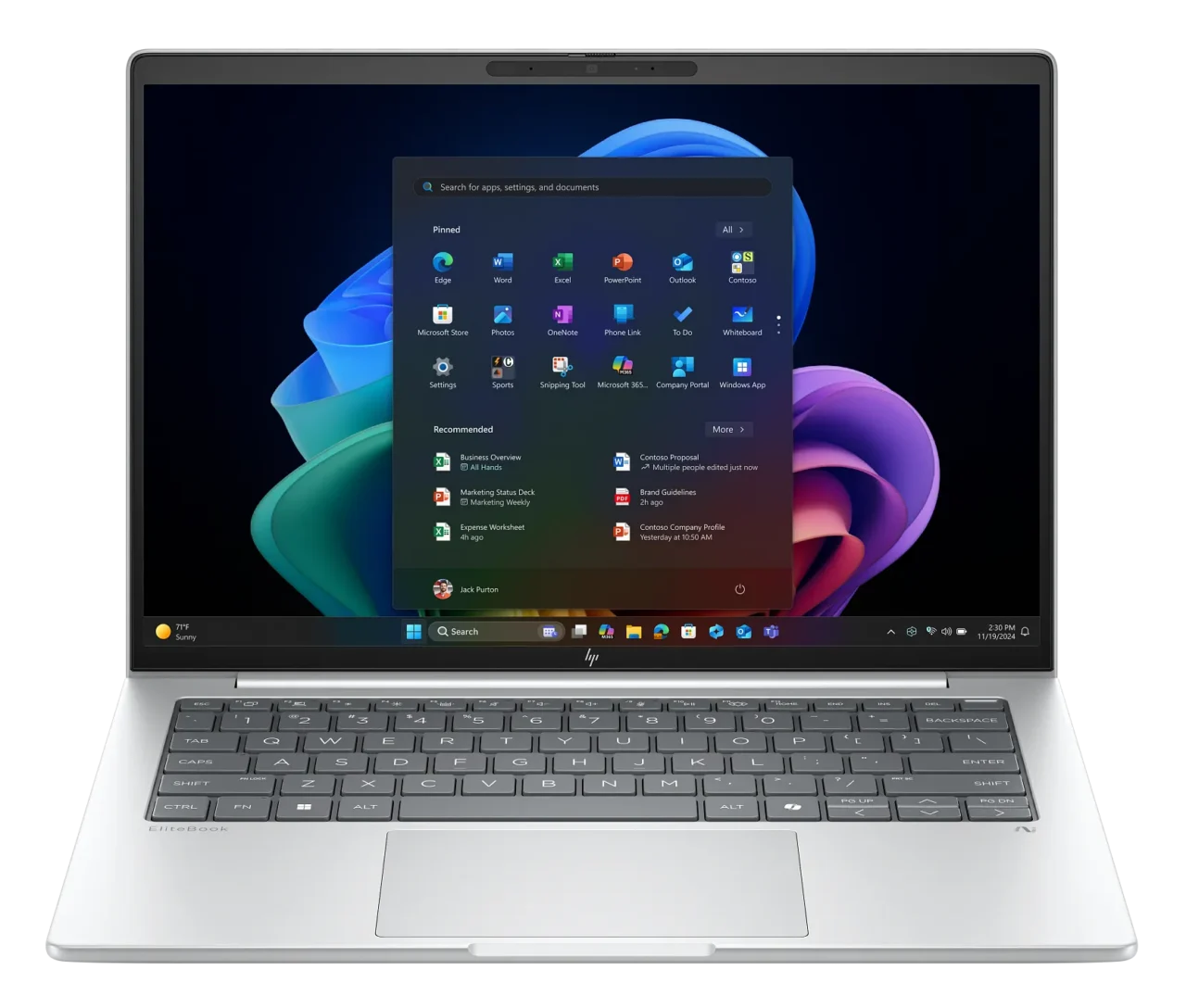 لپ تاپ اچ پی HP EliteBook 8 G1A 14" Touch Ryzen 7 PRO 250 /16GB /256GB /AMD Radeon 780M